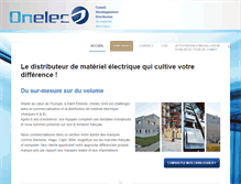 Tablet Screenshot of onelec.fr